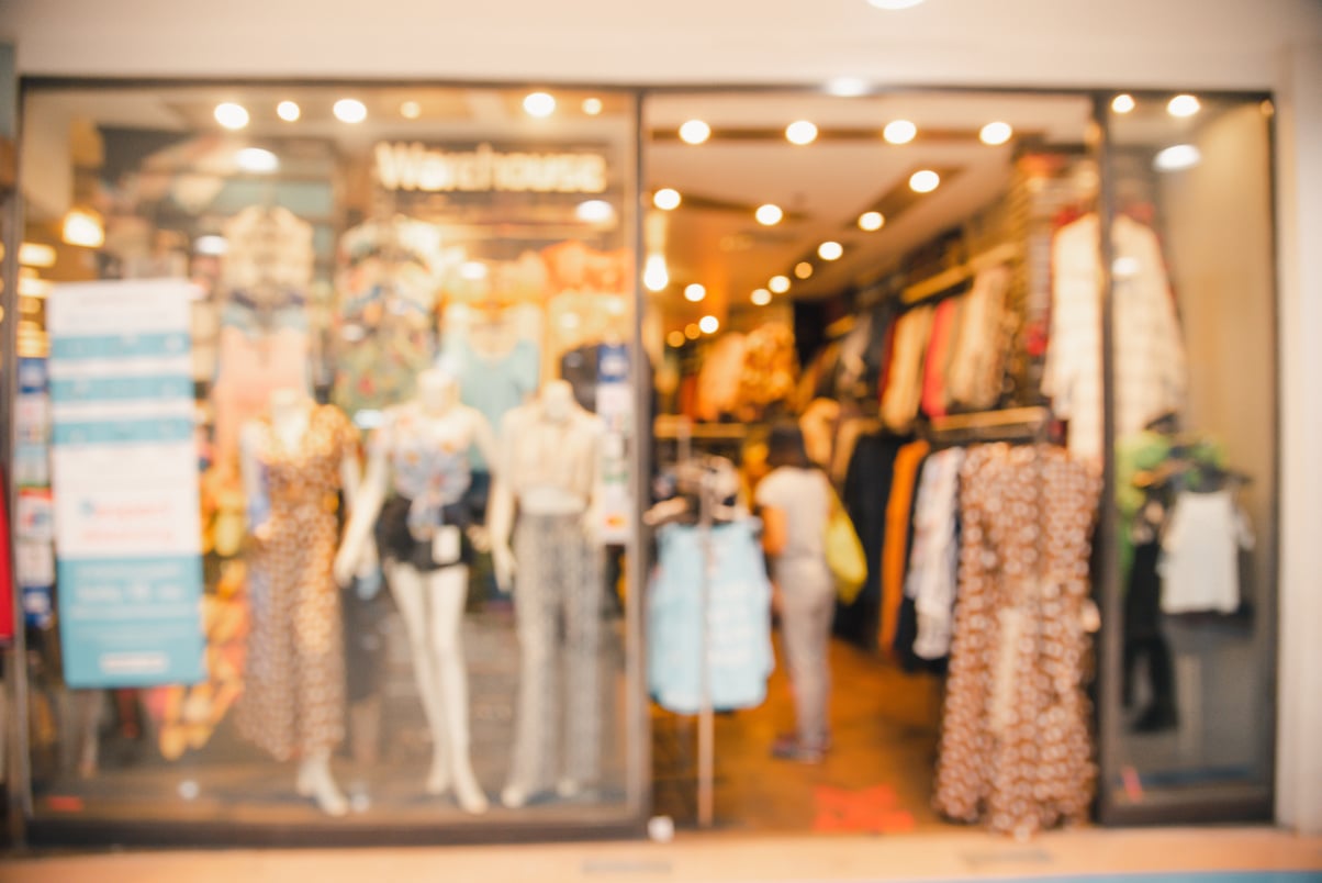 A Blurred Picture of a Retail Store